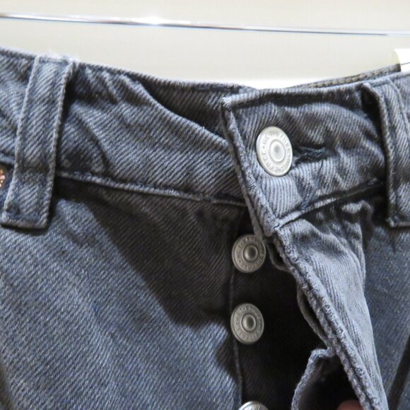 FREE PEOPLE WE THE FREE Jam Session Relaxed Capri Jean Rocksteady Black Boho NWT - Picture 7 of 15